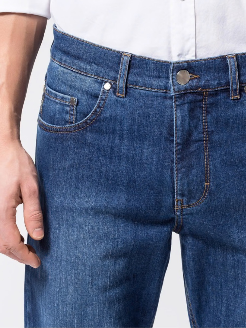 Brax Men’s Jeans - Cooper Style in Denim Blue
